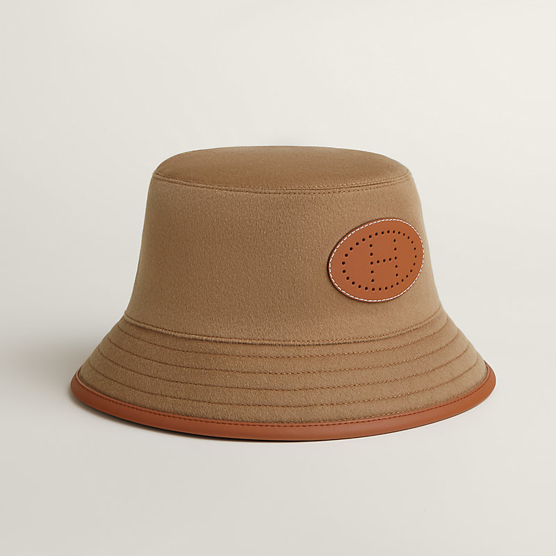 Harper Evelyne bucket hat - Brown | Hermès Greece